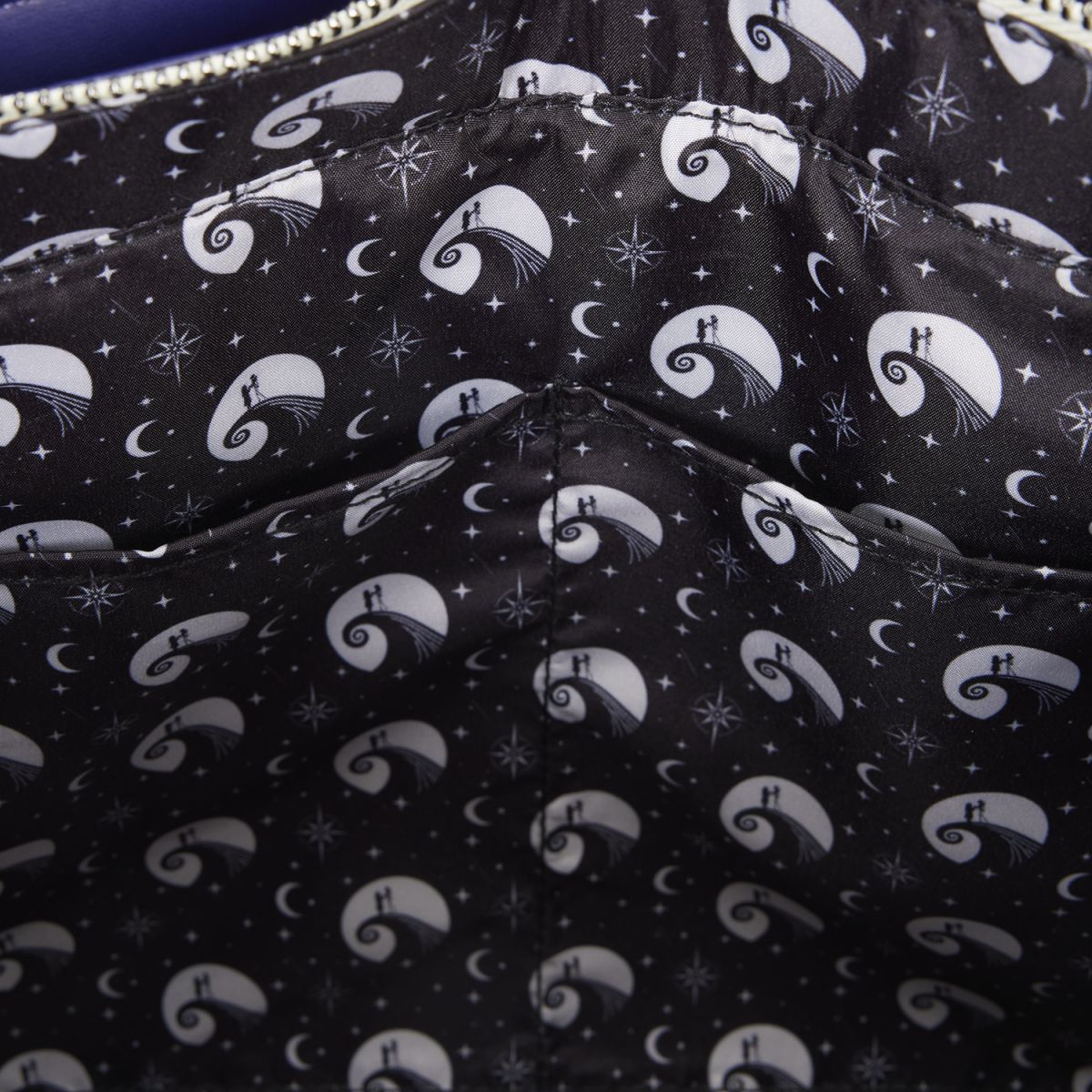 The Nightmare Before Christmas Jack Skellington & Sally Night Sky Convertible Backpack and Tote Crossbody Bag