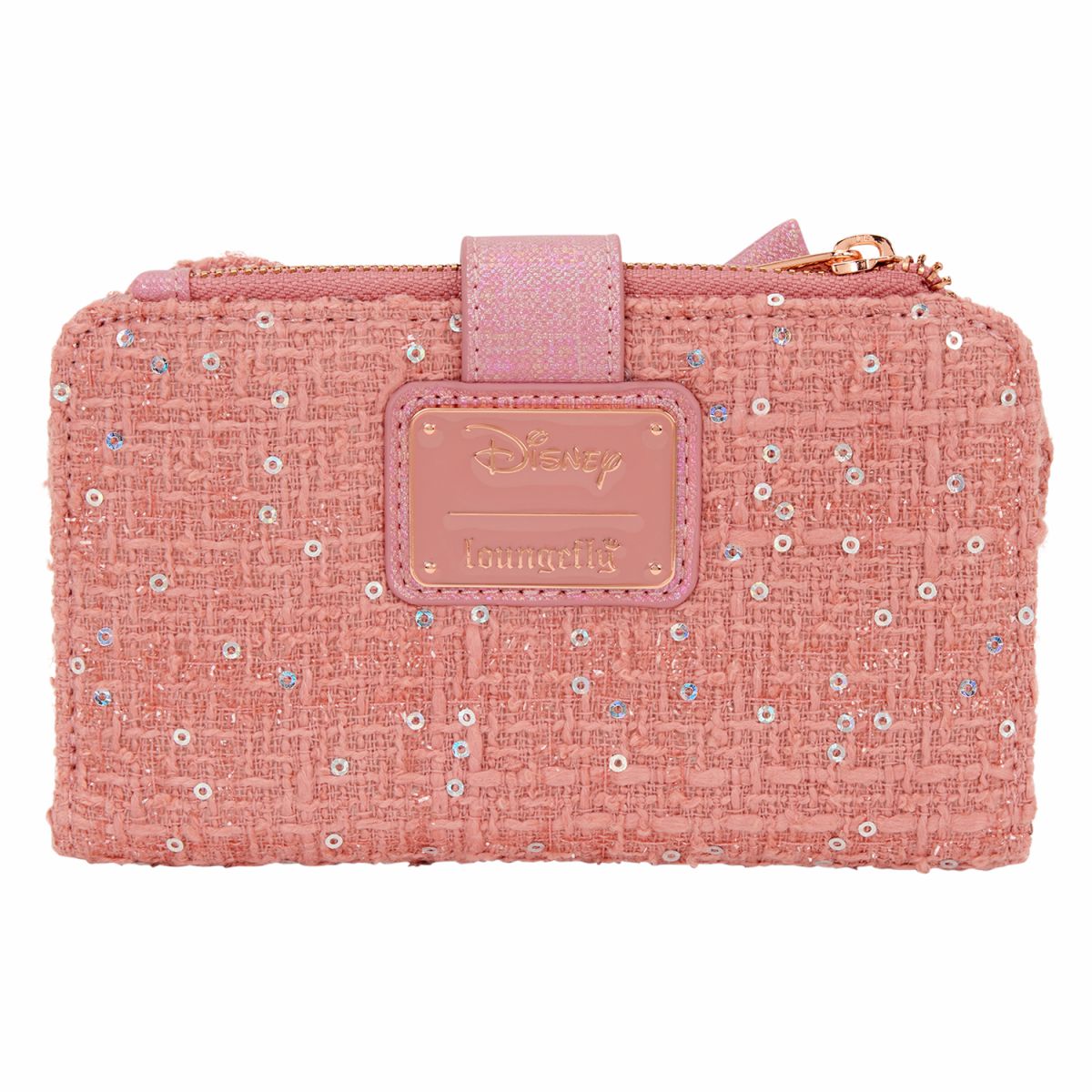 Minnie Mouse Exclusive Glitter Tweed Flap Wallet