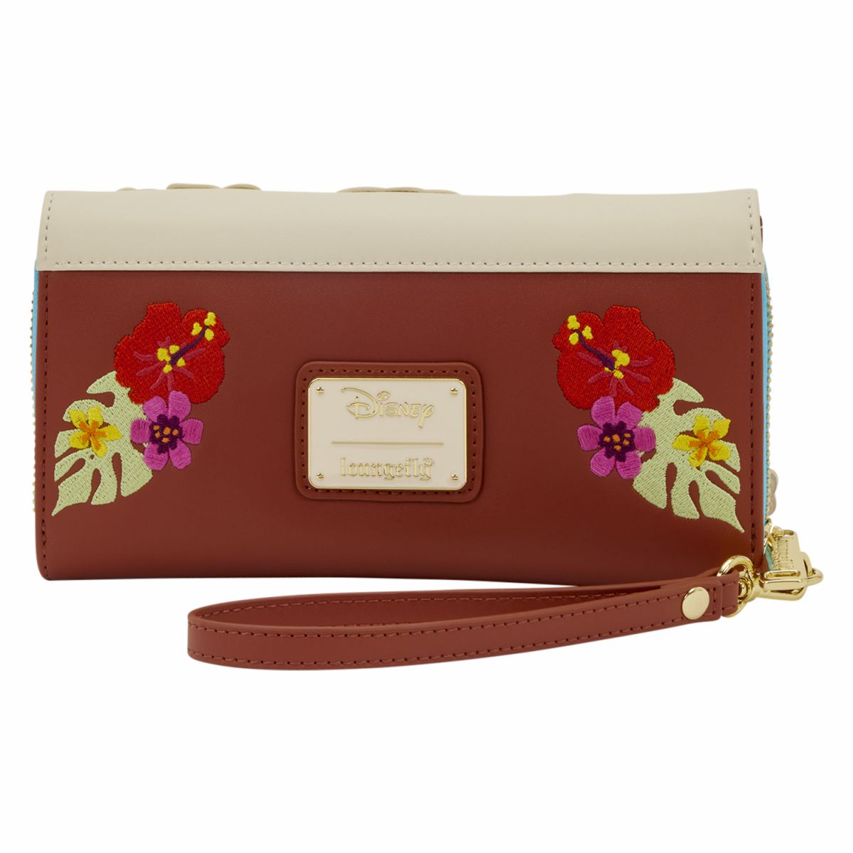 Moana Live Action Floral Wristlet Wallet
