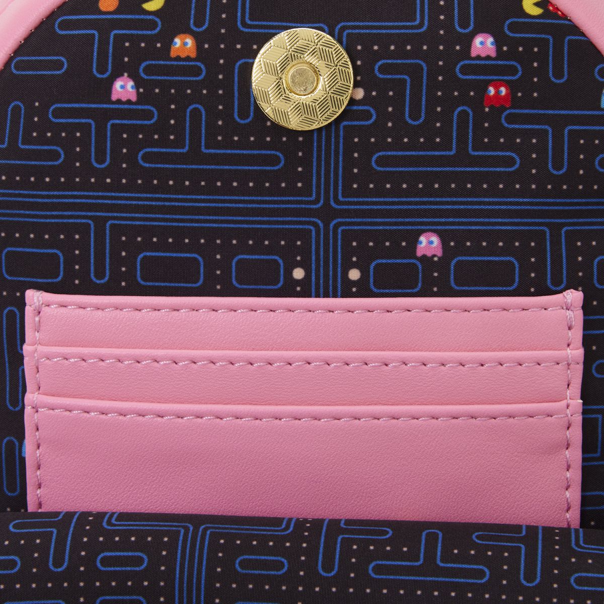 PAC-MAN Pinky Ghost Glow Sling Crossbody Bag