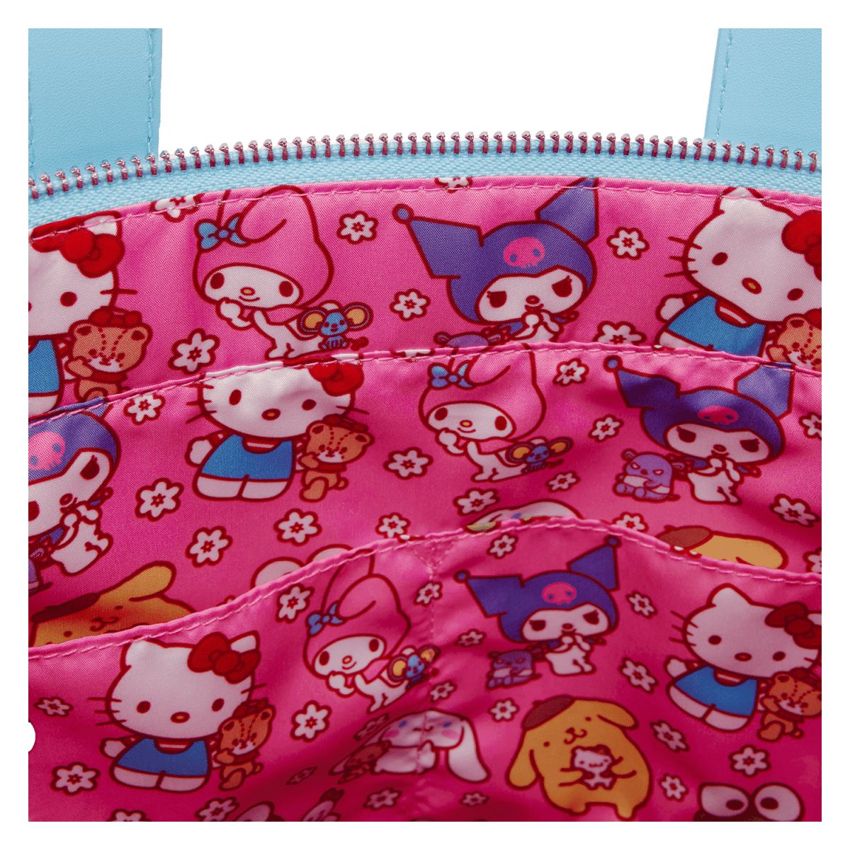 Sanrio Cinnamoroll Cosplay Sherpa Tote Crossbody Bag With Coin Bag