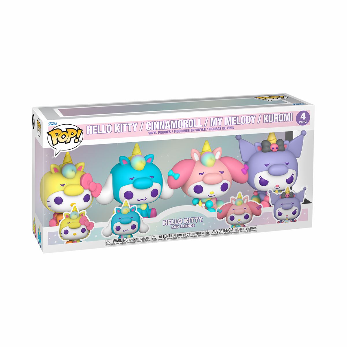 Pop! Hello Kitty (Unicorn Outfit) 4-Pack