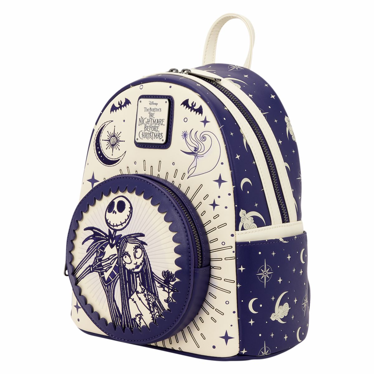 The Nightmare Before Christmas Jack Skellington & Sally Night Sky Mini Backpack