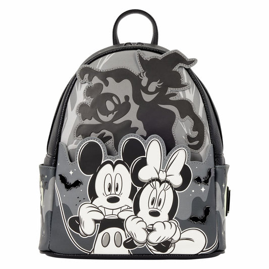 Mickey & Minnie Ghost Light-Up Glow Mini Backpack
