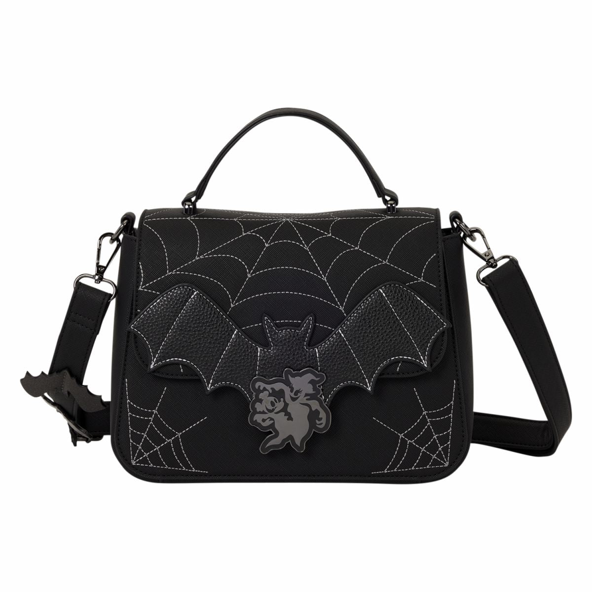 Mickey & Minnie Spiderweb & Bats Crossbody Bag