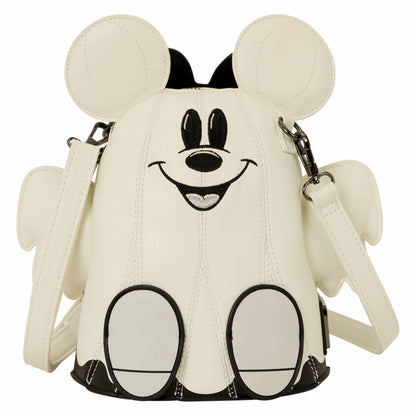 Mickey & Minnie Mouse Ghost Glow Figural Crossbody Bag