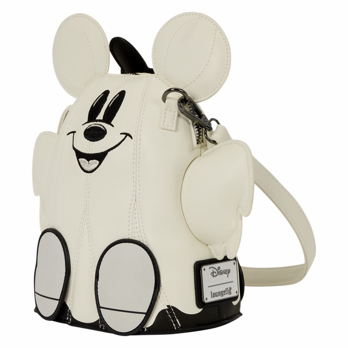 Mickey & Minnie Mouse Ghost Glow Figural Crossbody Bag