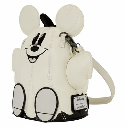 Mickey & Minnie Mouse Ghost Glow Figural Crossbody Bag