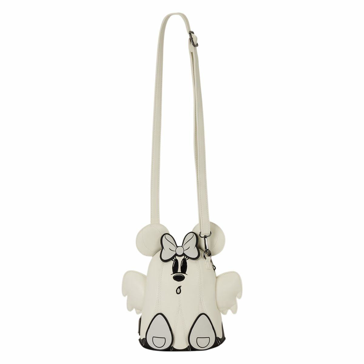 Mickey & Minnie Mouse Ghost Glow Figural Crossbody Bag