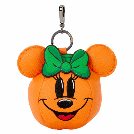 Minnie Mouse Pumpkin Keychain Charm