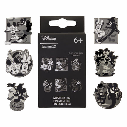 Mickey & Minnie Mouse Ghost Glow Mystery Box Pin