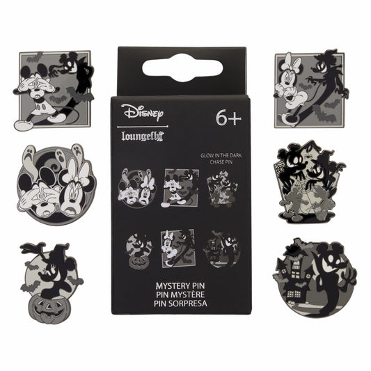 Mickey & Minnie Mouse Ghost Glow Mystery Box Pin