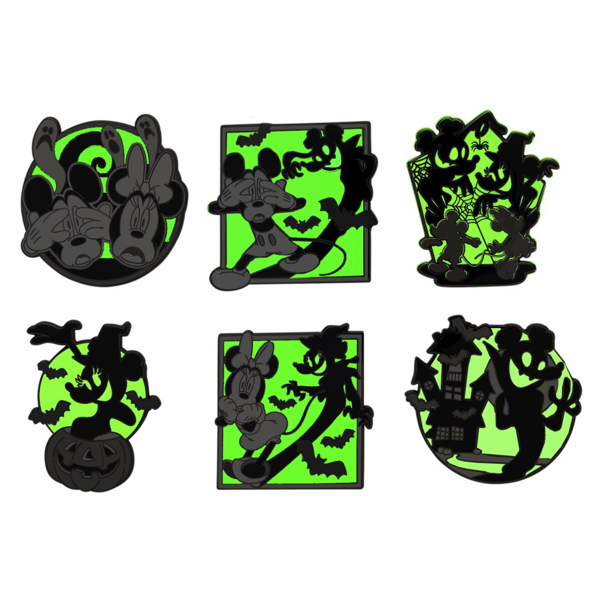 Mickey & Minnie Mouse Ghost Glow Mystery Box Pin