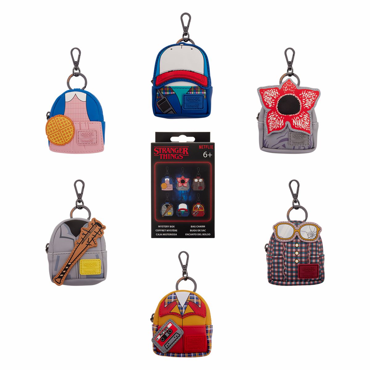 Stranger Things Mystery Mini Backpack Keychain Charm
