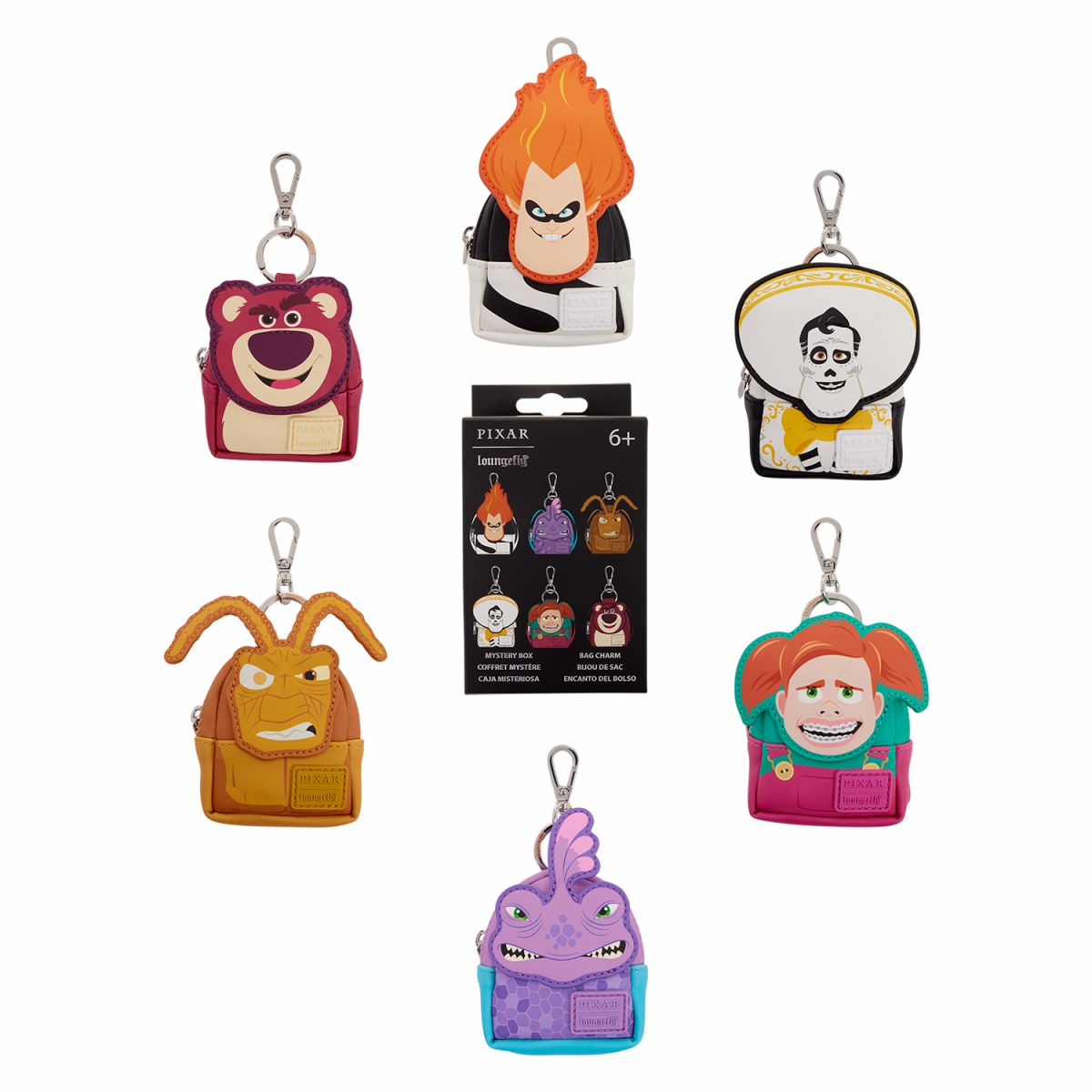 Pixar Rivals Cosplay Mystery Mini Backpack Keychain Charm