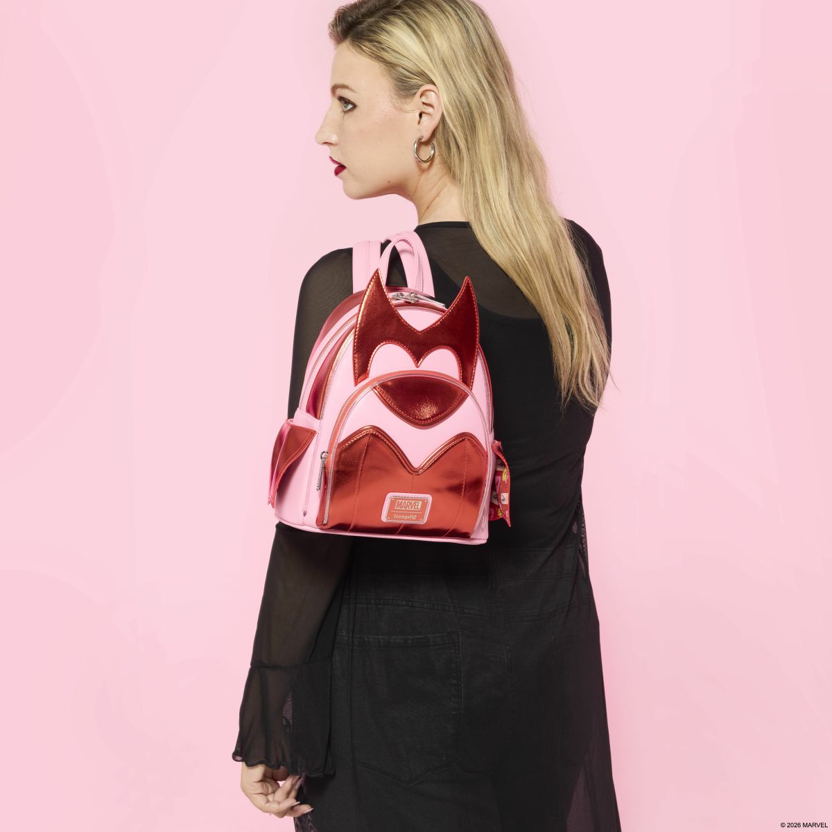 Scarlet Witch Wanda Cosplay Light-Up Mini Backpack