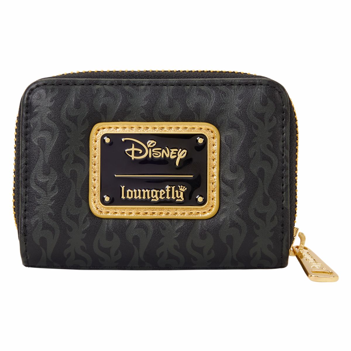 Disney Villains Exclusive Black & Gold Zip Around Wallet