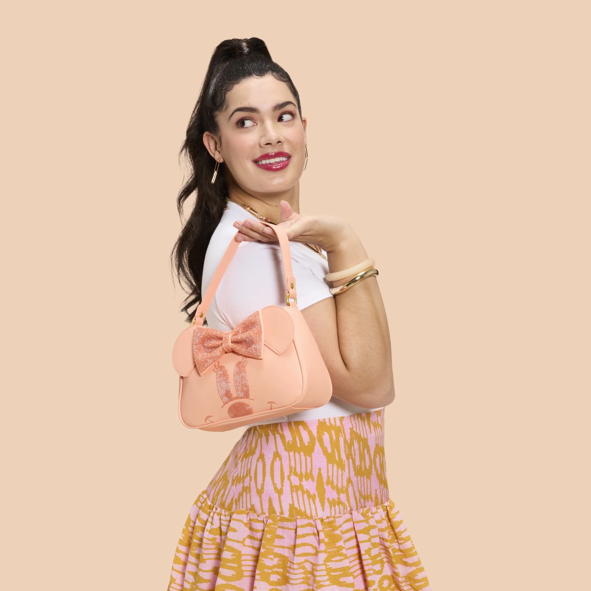 Minnie Mouse Exclusive Coral Crossbody Bag