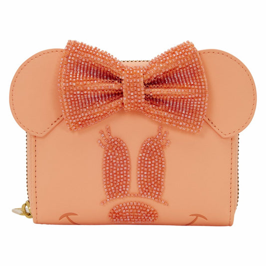 Minnie Mouse Exclusive Coral Zip Around Wallet