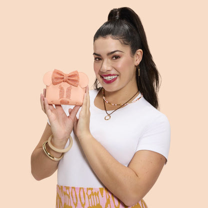 Minnie Mouse Exclusive Coral Zip Around Wallet