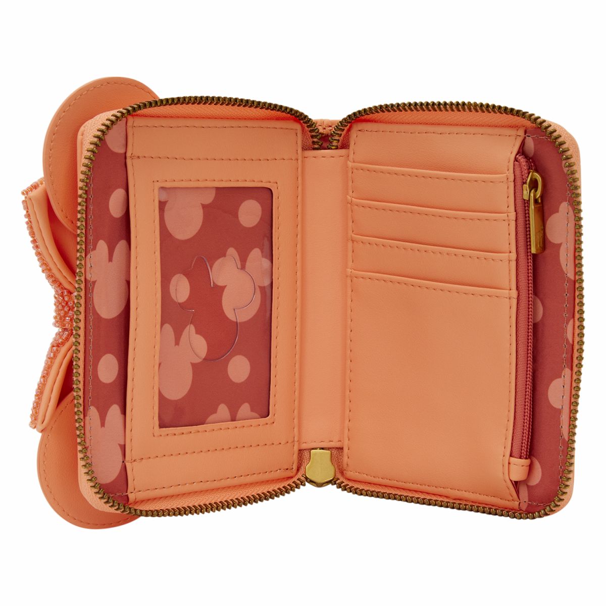 Minnie Mouse Exclusive Coral Zip Around Wallet