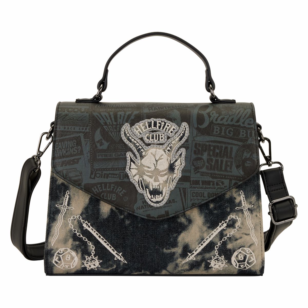 Stranger Things 5 Hellfire Club Crossbody Bag
