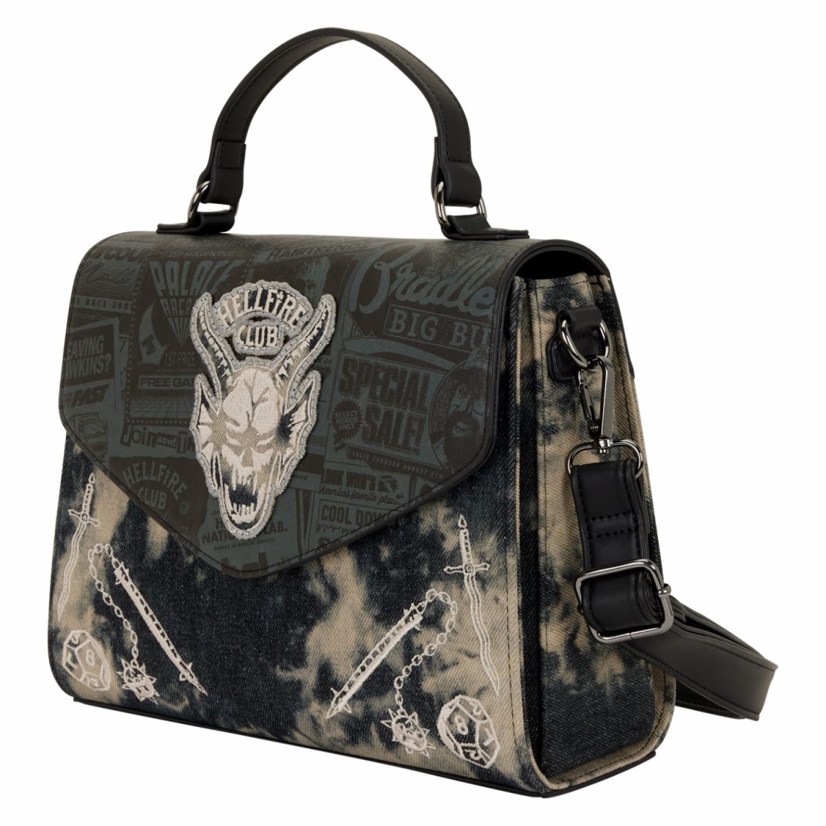 Stranger Things 5 Hellfire Club Crossbody Bag