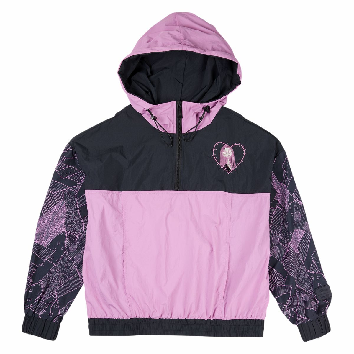 The Nightmare Before Christmas Sally Half-Zip Unisex Windbreaker