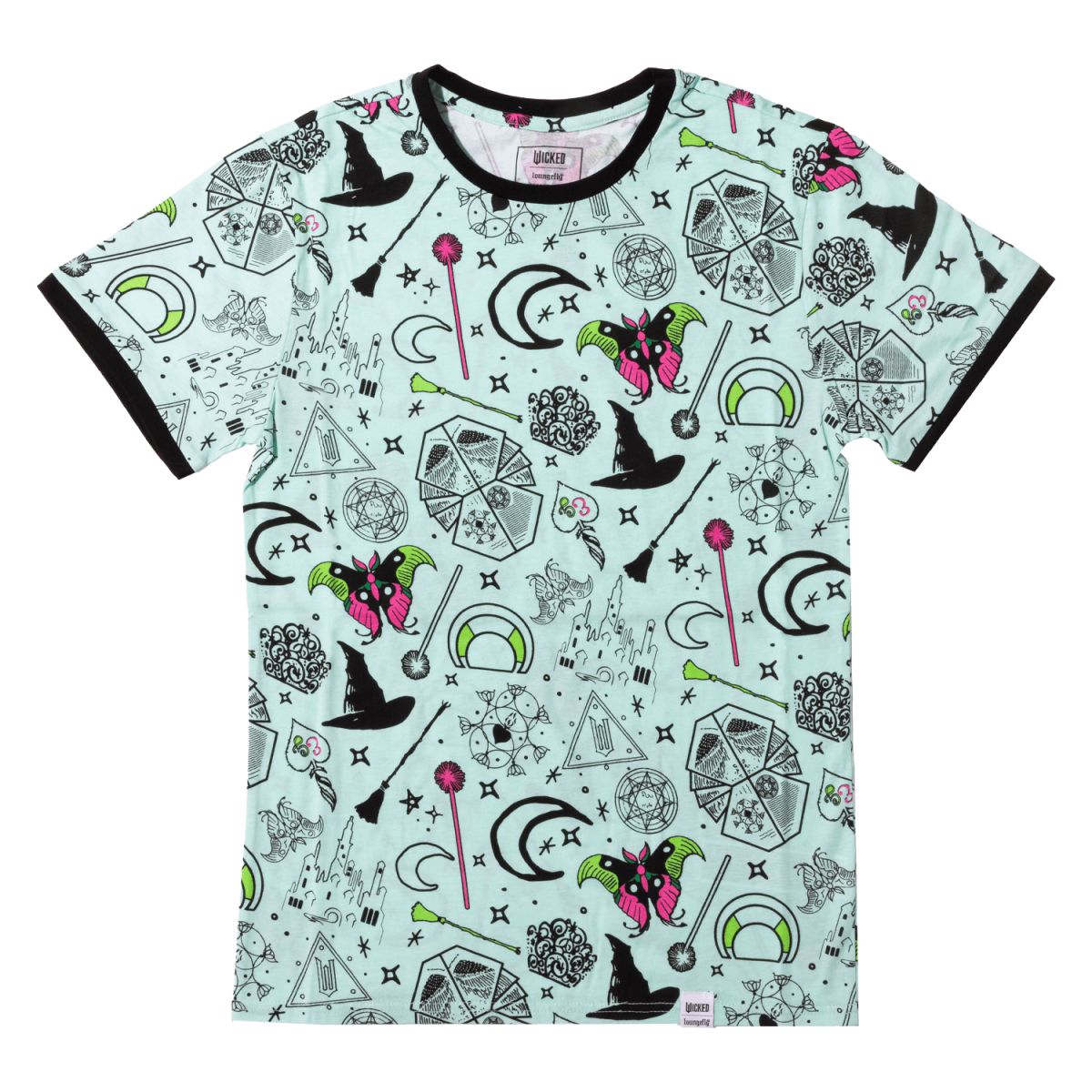 Wicked Elphaba & Glinda All-Over Print Unisex Tee