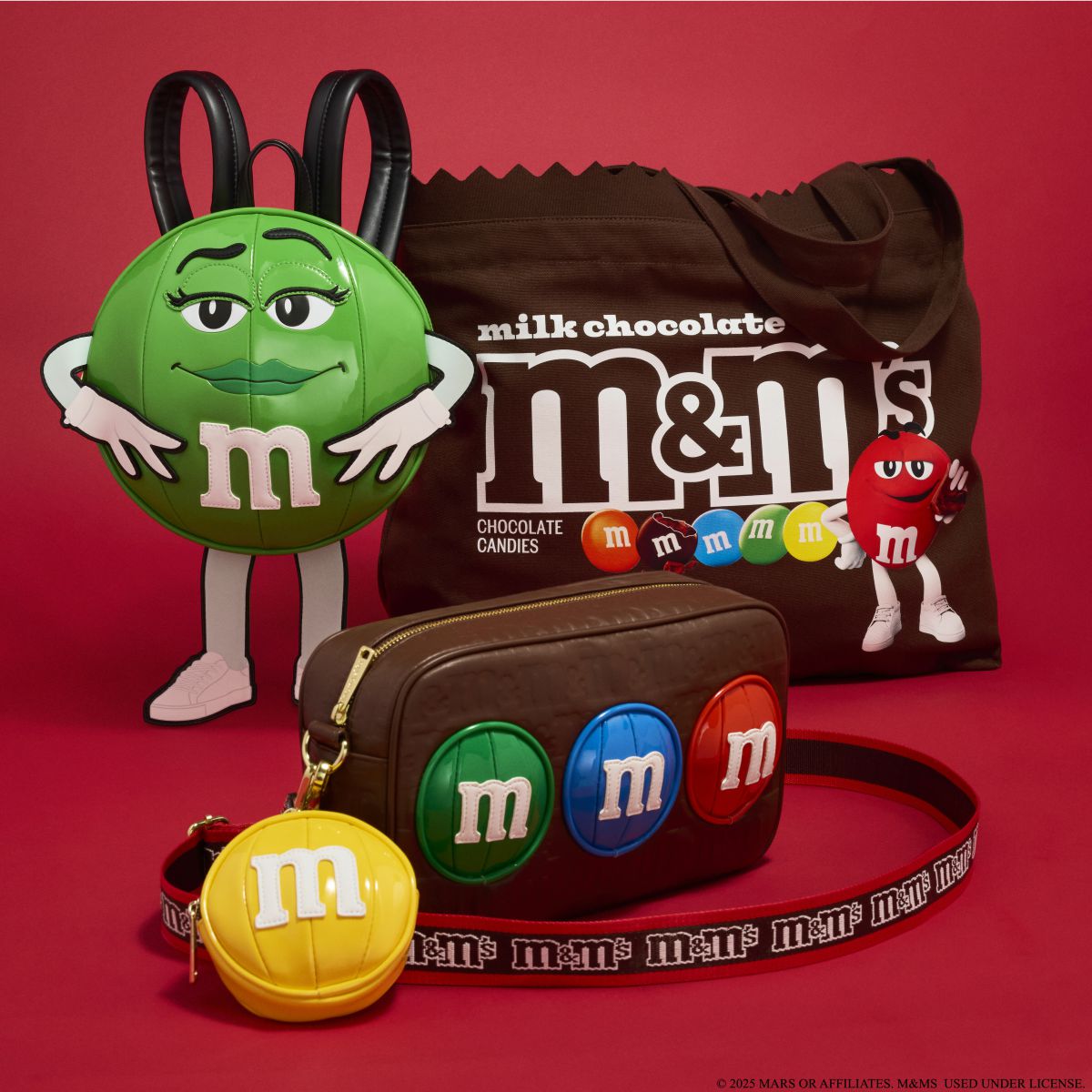 Loungefly x M&M'S Green Character Cosplay Chocolate Scented Mini Backpack
