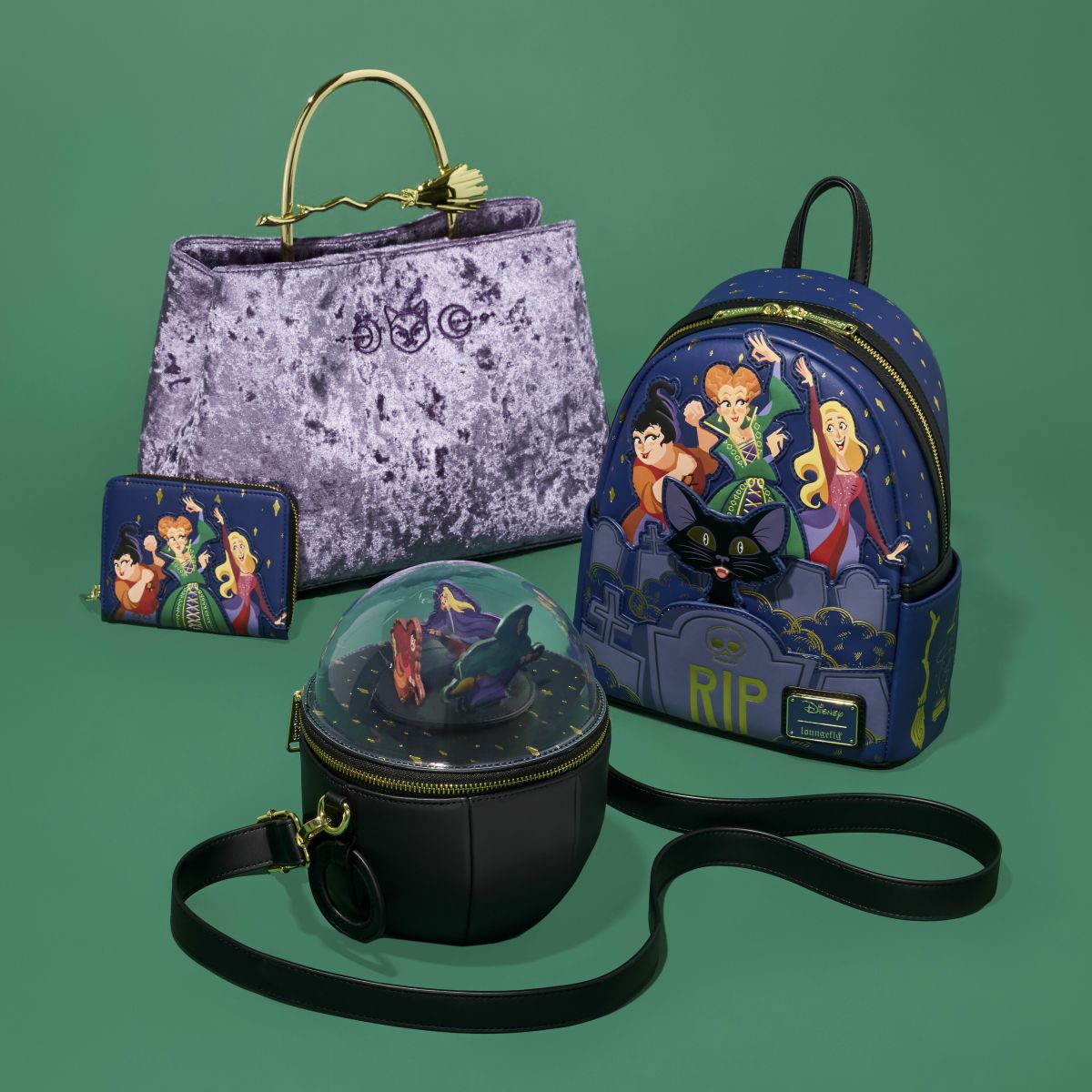 Hocus Pocus Velvet Crossbody Bag