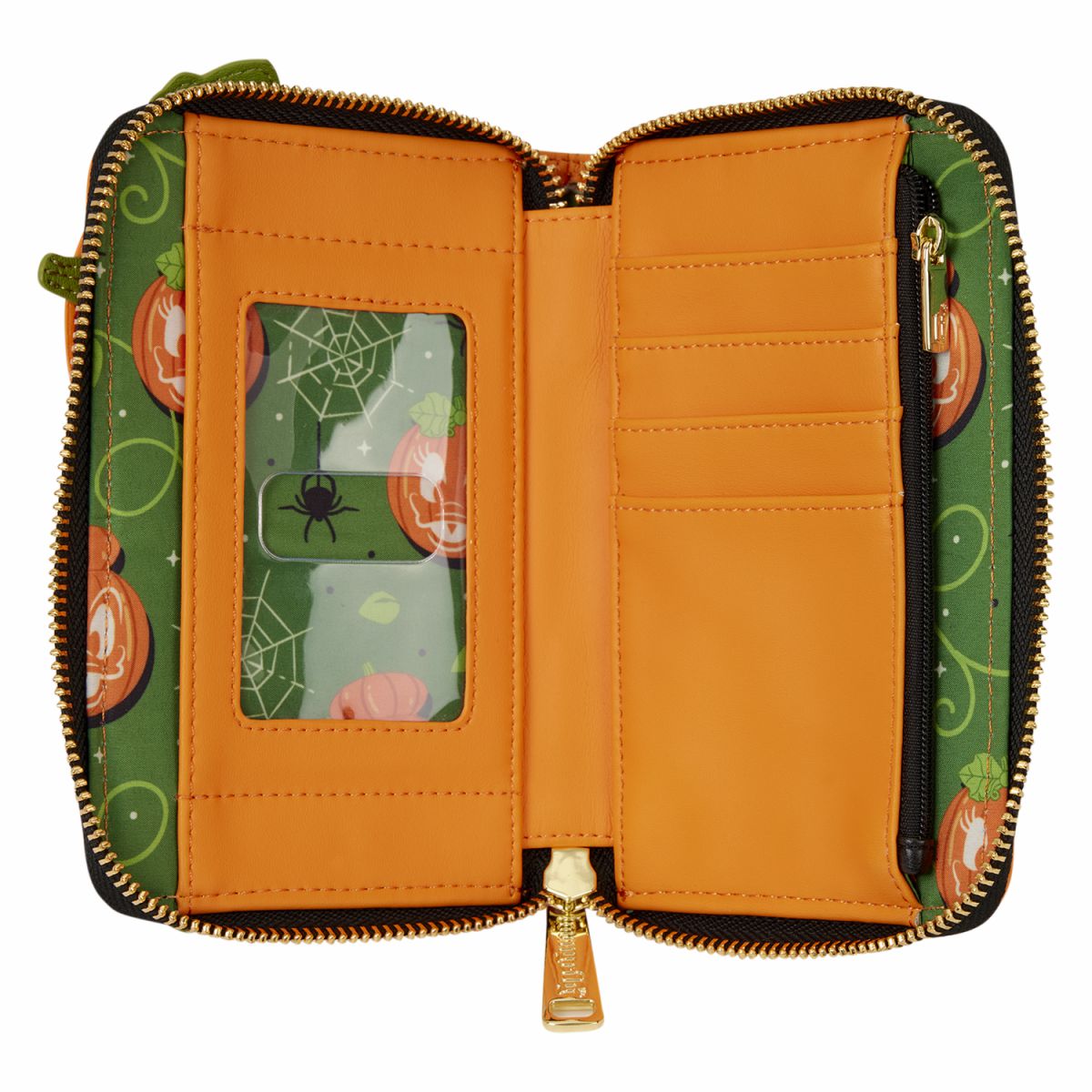 Donald & Daisy Jack-o'-Lantern Exclusive Glow Zip Around Wallet