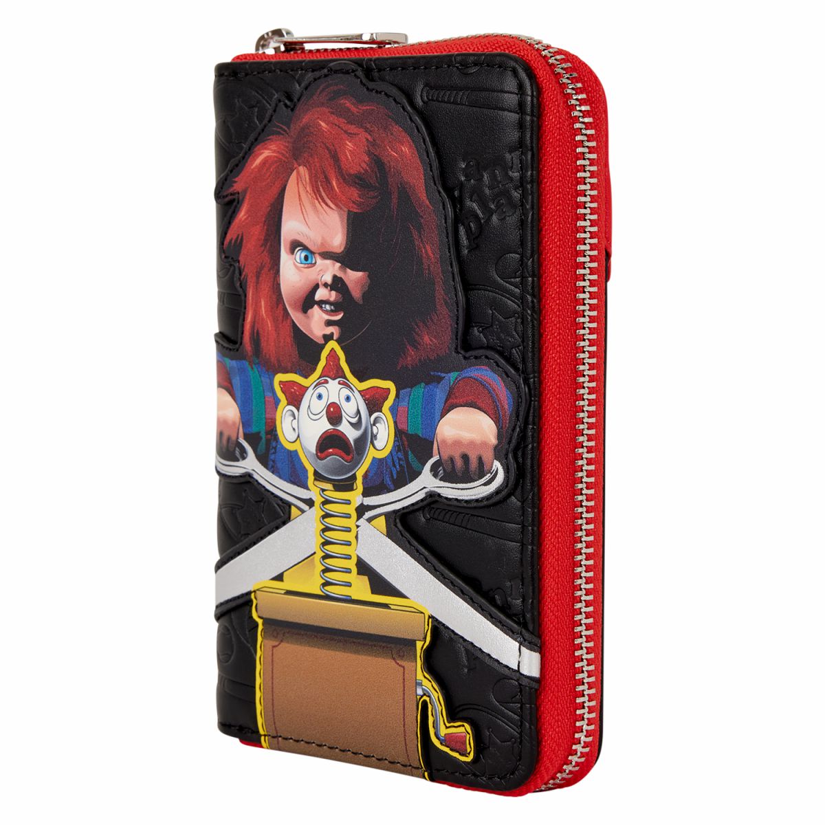Chucky Clown Cosplay Zip Around Wallet
