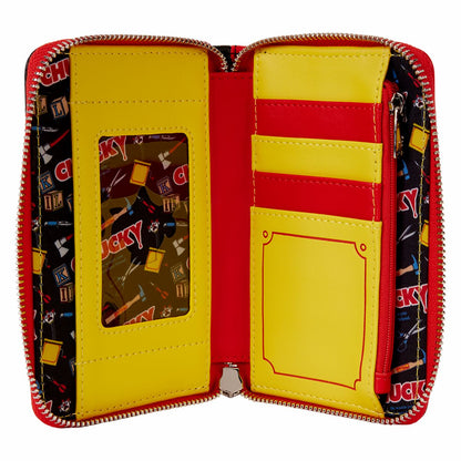 Chucky Clown Cosplay Zip Around Wallet