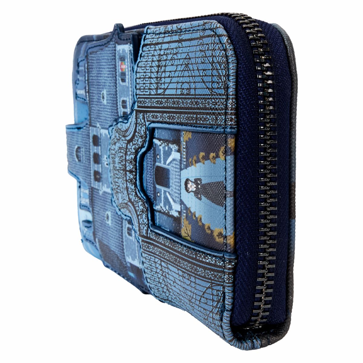 Wednesday Nevermore Academy Castle Zip Around Wallet
