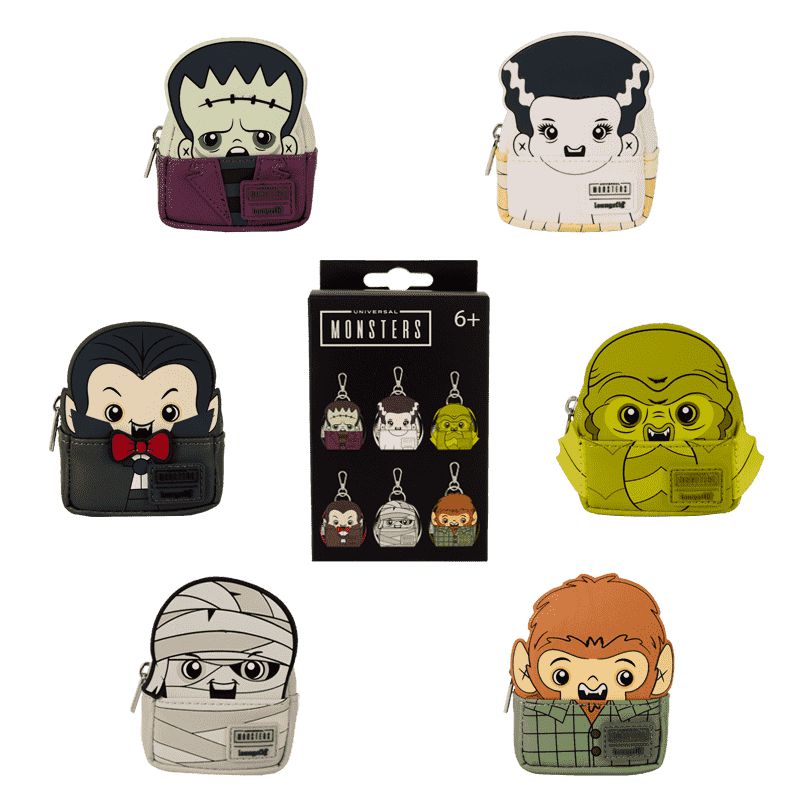 Universal Monsters Cosplay Mystery Mini Backpack Keychain Charm