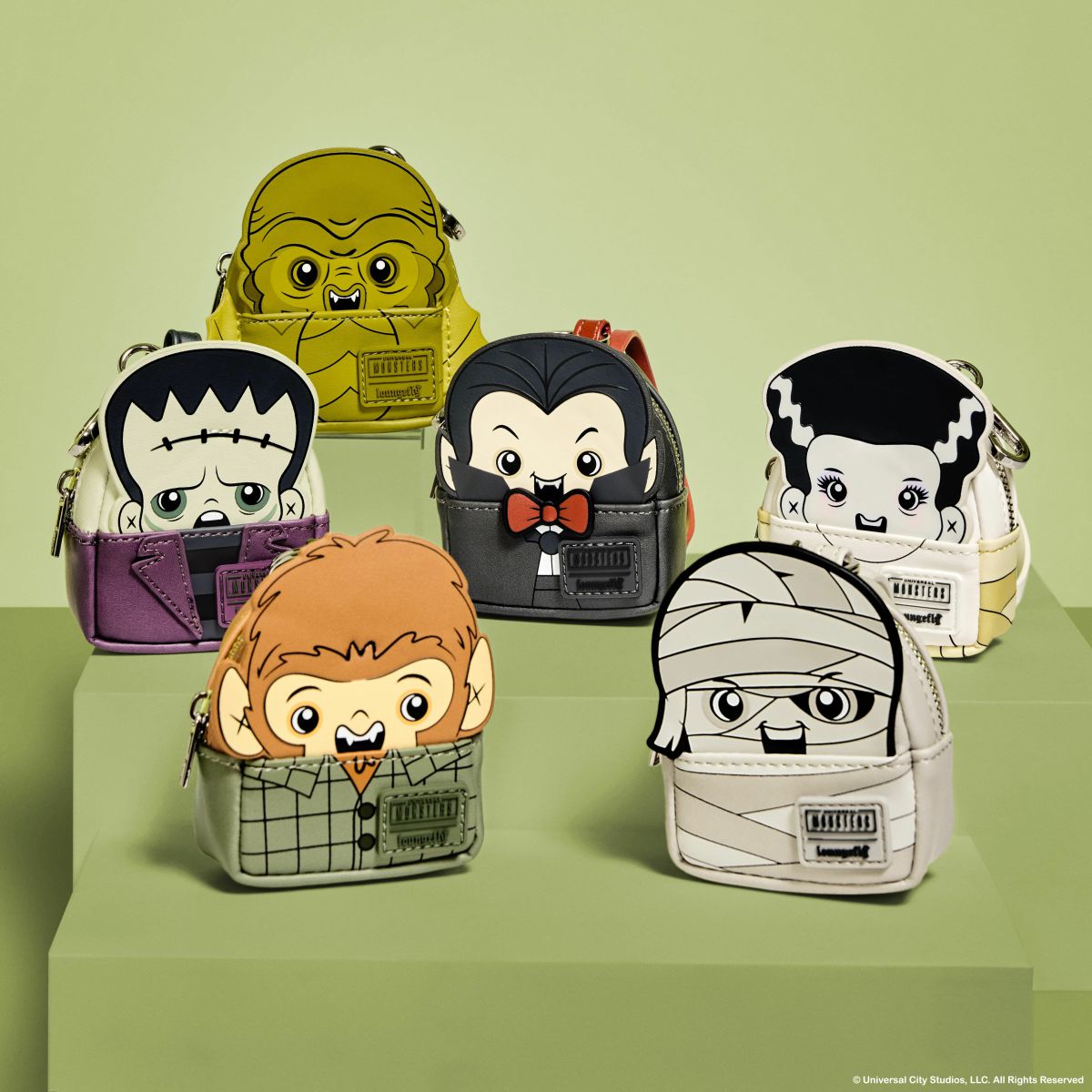 Universal Monsters Cosplay Mystery Mini Backpack Keychain Charm