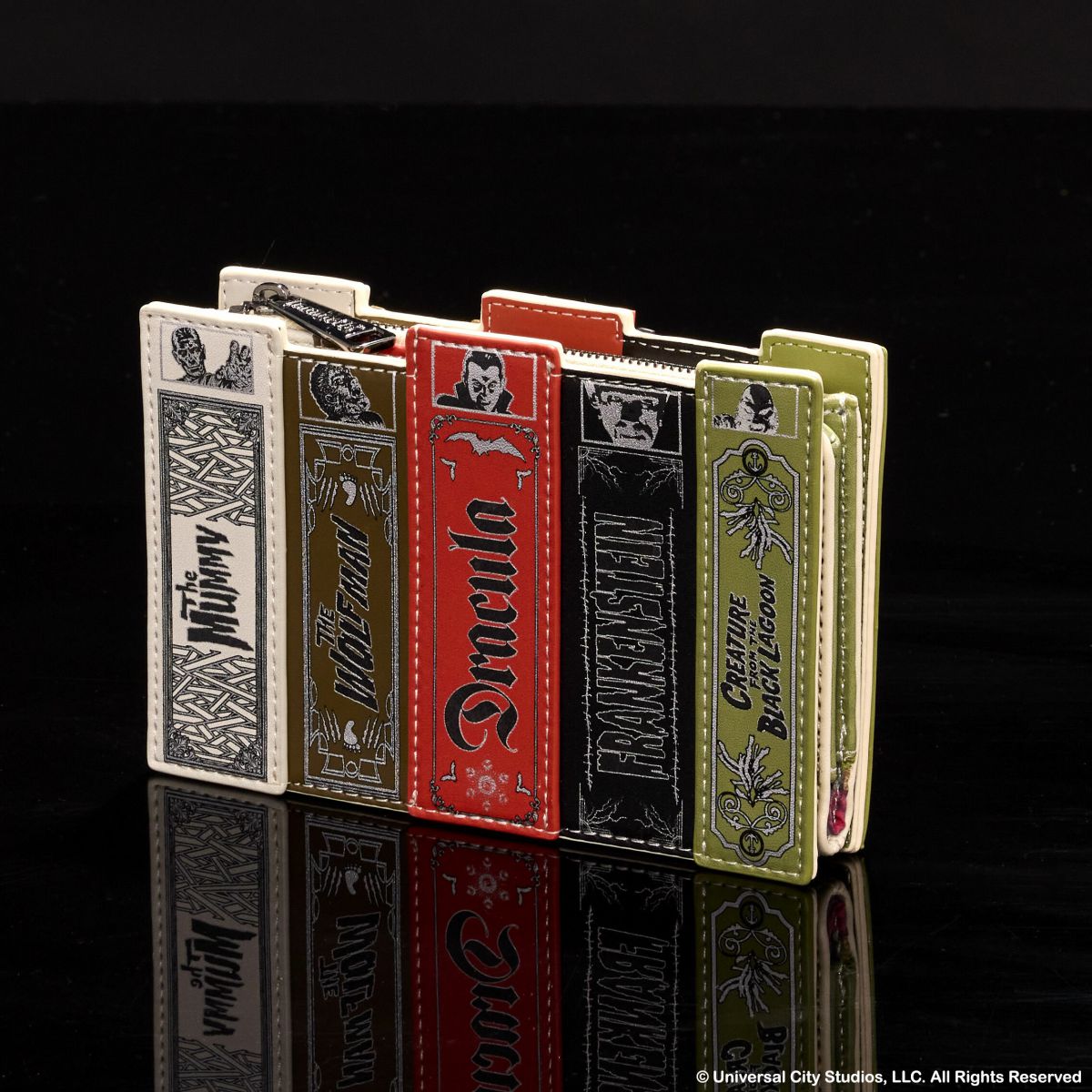 Universal Monsters Exclusive Books Collection Glow Flap Wallet