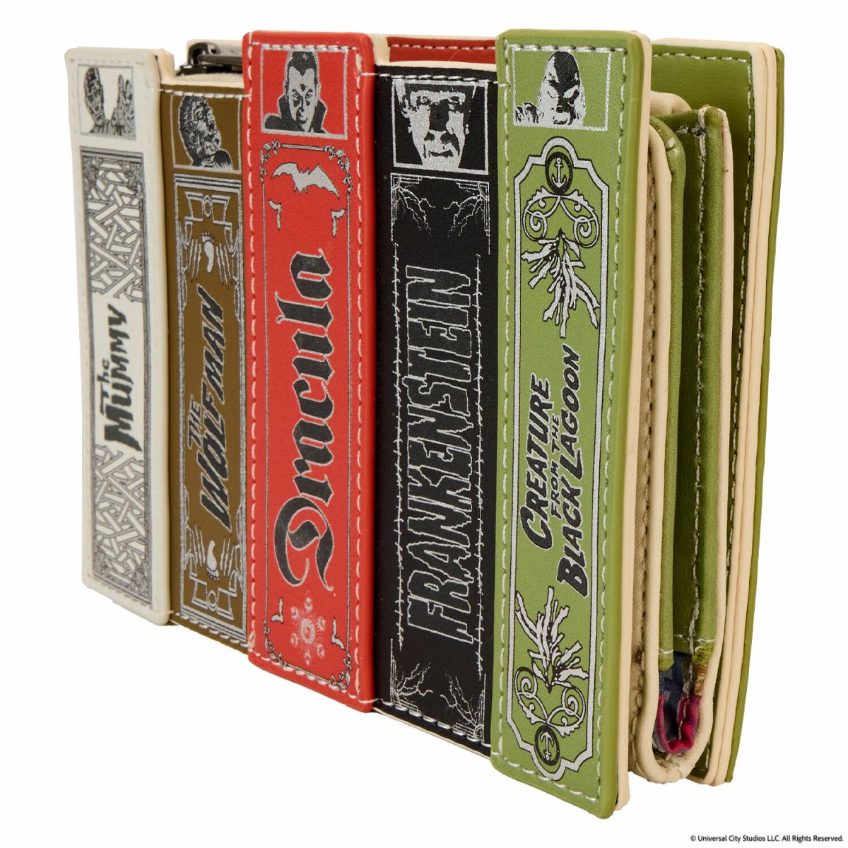 Universal Monsters Exclusive Books Collection Glow Flap Wallet