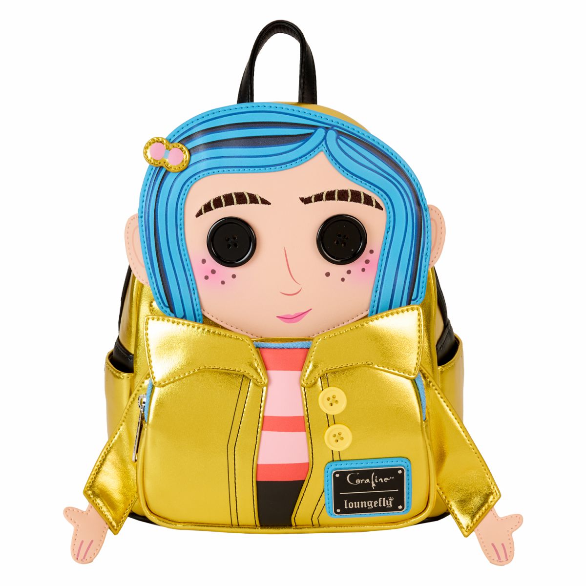 Coraline 15th Anniversary Laika Doll Metallic Cosplay Mini Backpack