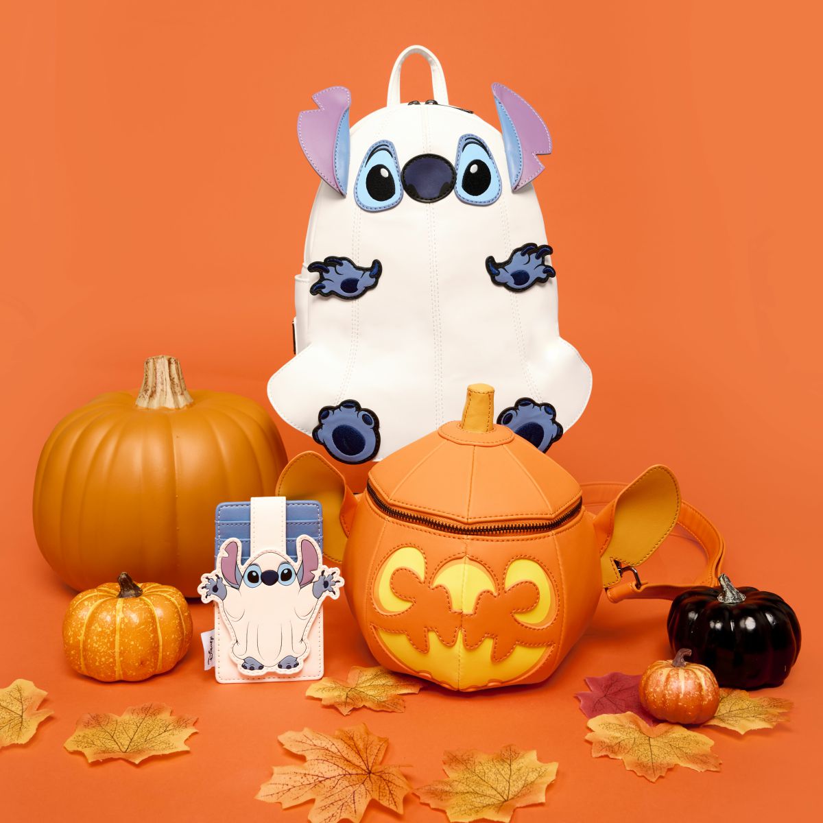 Stitch Ghost Costume Figural Glow Mini Backpack