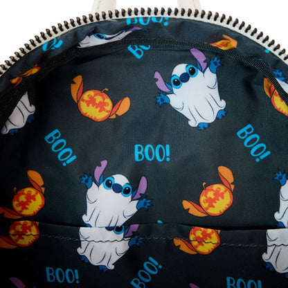 Stitch Ghost Costume Figural Glow Mini Backpack