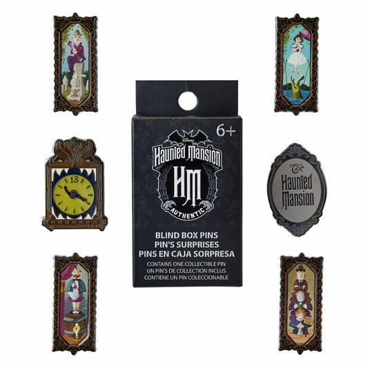 Haunted Mansion Stretching Room Portraits Mystery Box Pin