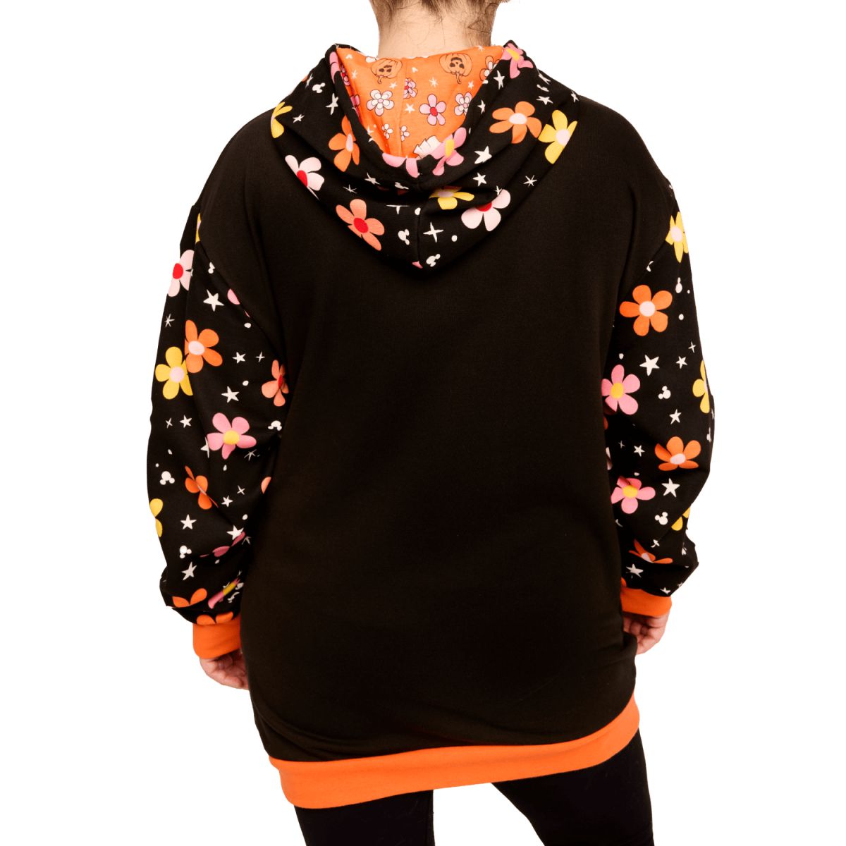 Mickey & Minnie Floral Ghost Glow Unisex Hoodie
