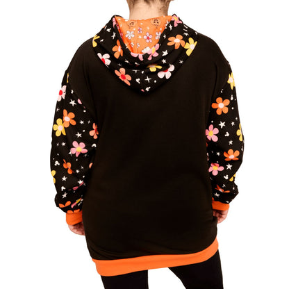 Mickey & Minnie Floral Ghost Glow Unisex Hoodie
