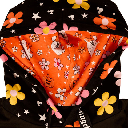 Mickey & Minnie Floral Ghost Glow Unisex Hoodie