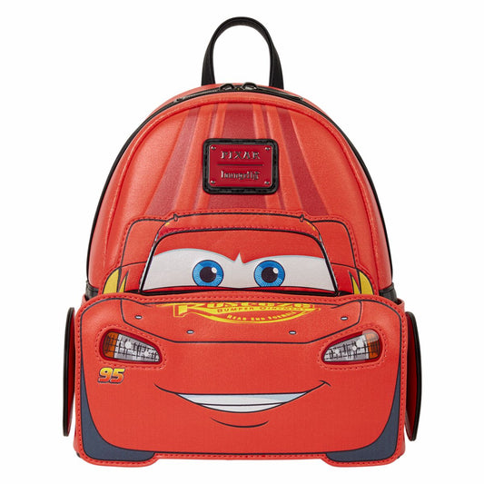 Cars 20th Anniversary Lightning McQueen Cosplay Light-Up Lenticular Mini Backpack