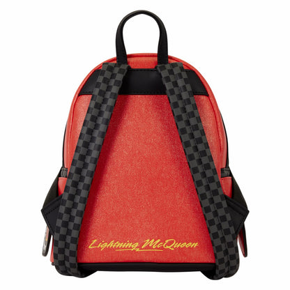 Cars 20th Anniversary Lightning McQueen Cosplay Light-Up Lenticular Mini Backpack