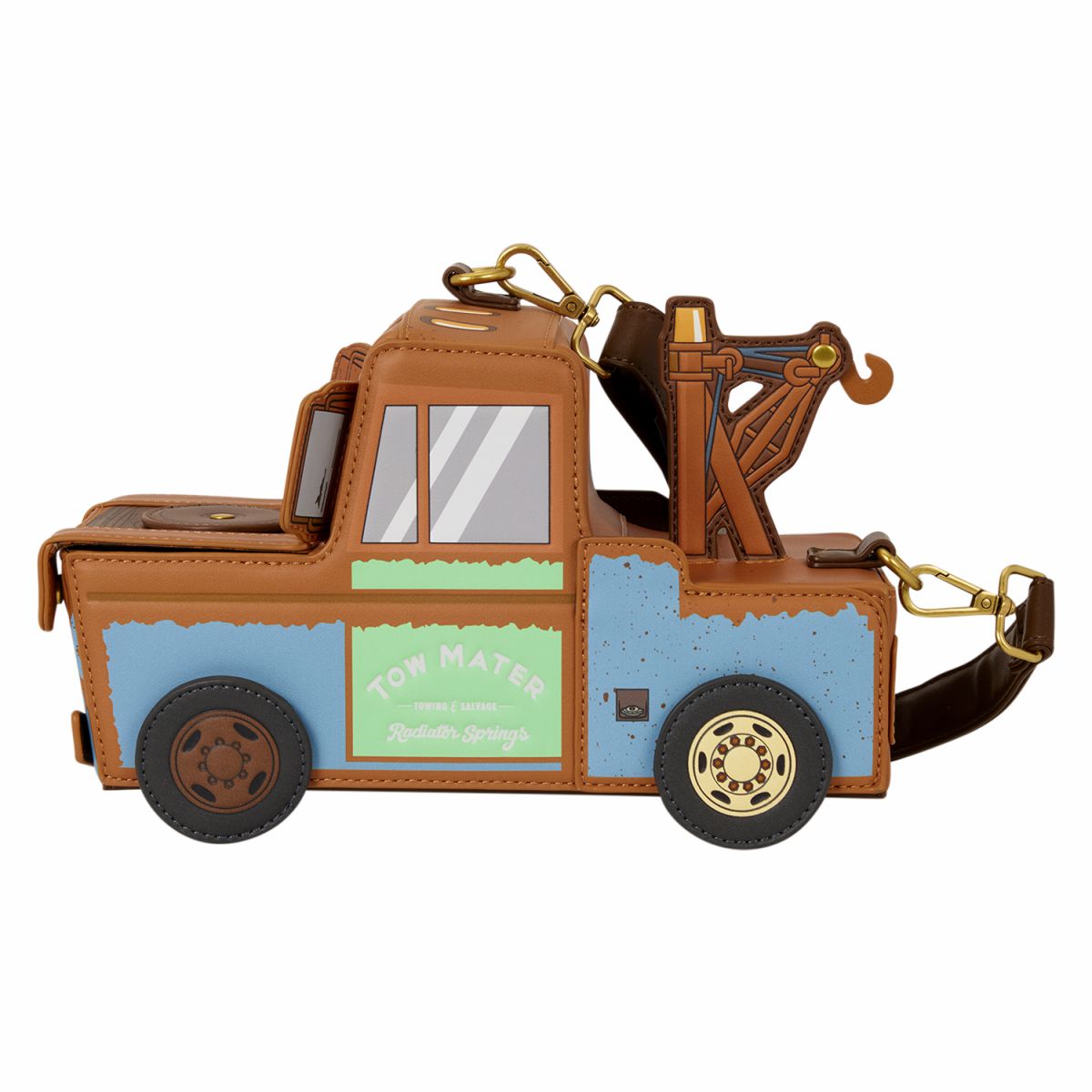 Cars 20th Anniversary Tow Mater Figural Crossbody Bag