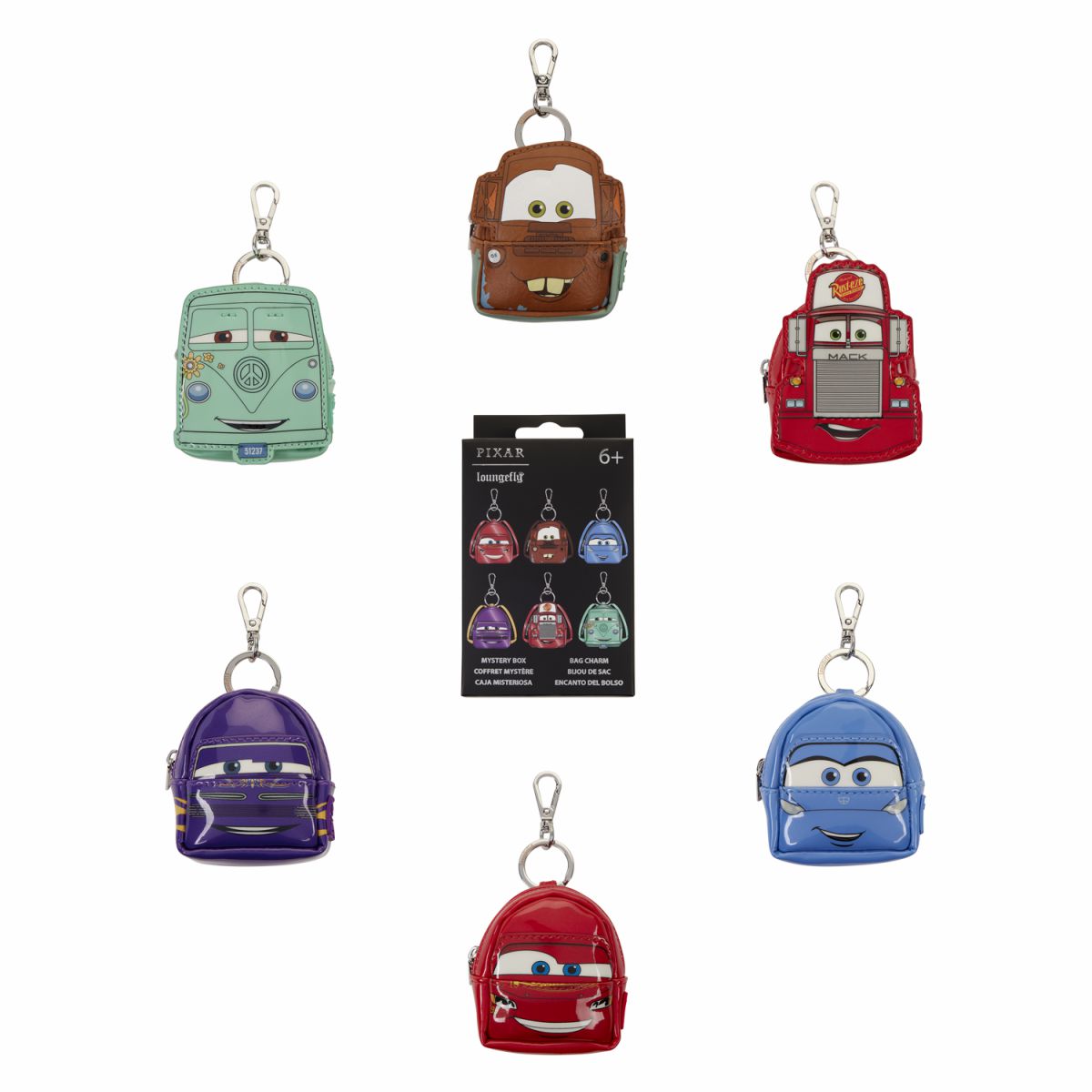 Cars 20th Anniversary Mystery Mini Backpack Keychain Charm